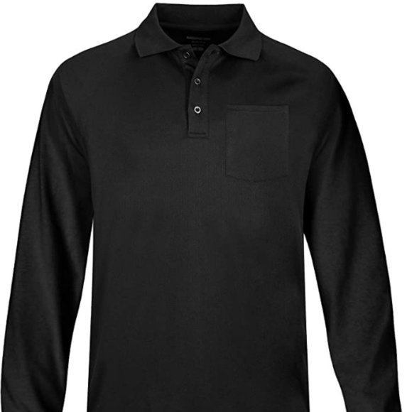 Men's Outdoor Big & Tall Long Sleeve Polo Shirt